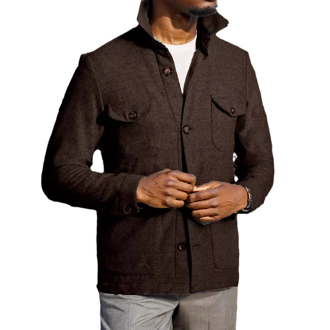 Herren Funktionsjacke mit hochschließendem Kragen und praktischen Taschen Drune