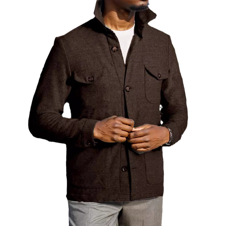 Herren Funktionsjacke mit hochschließendem Kragen und praktischen Taschen Drune
