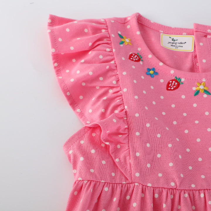 Mädchen Freizeitkleid mit zauberhaften Katzenmotiven Drune