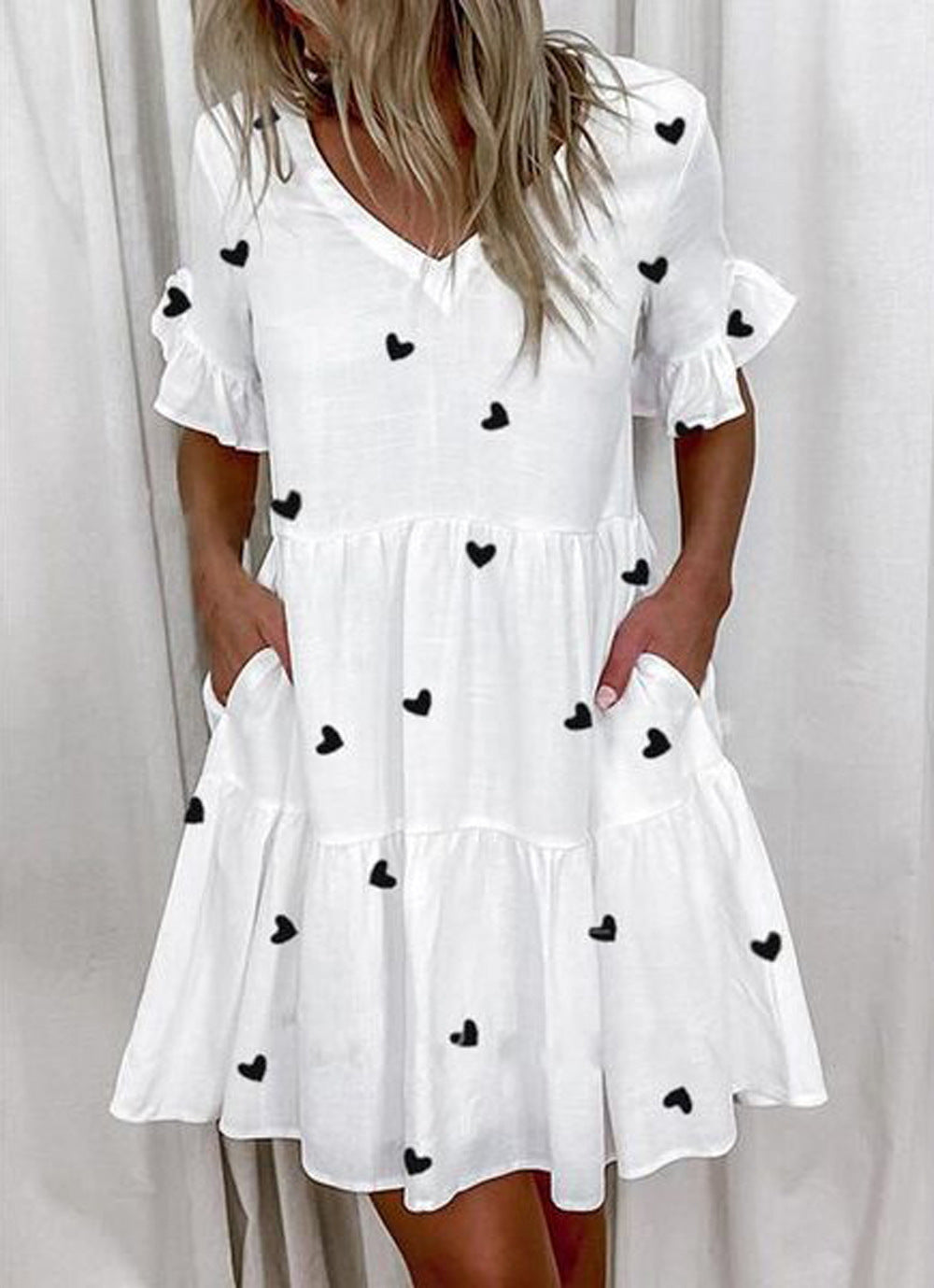 Drune | Pendelkleid mit V-Ausschnitt