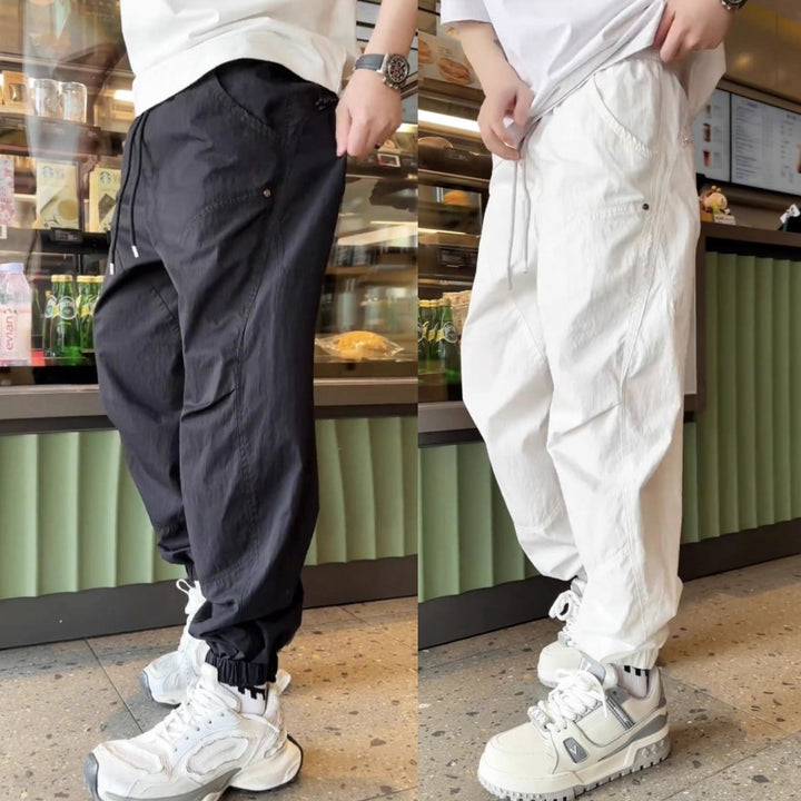 Herren Bequeme Cargo-Hose mit elastischem Bund Drune