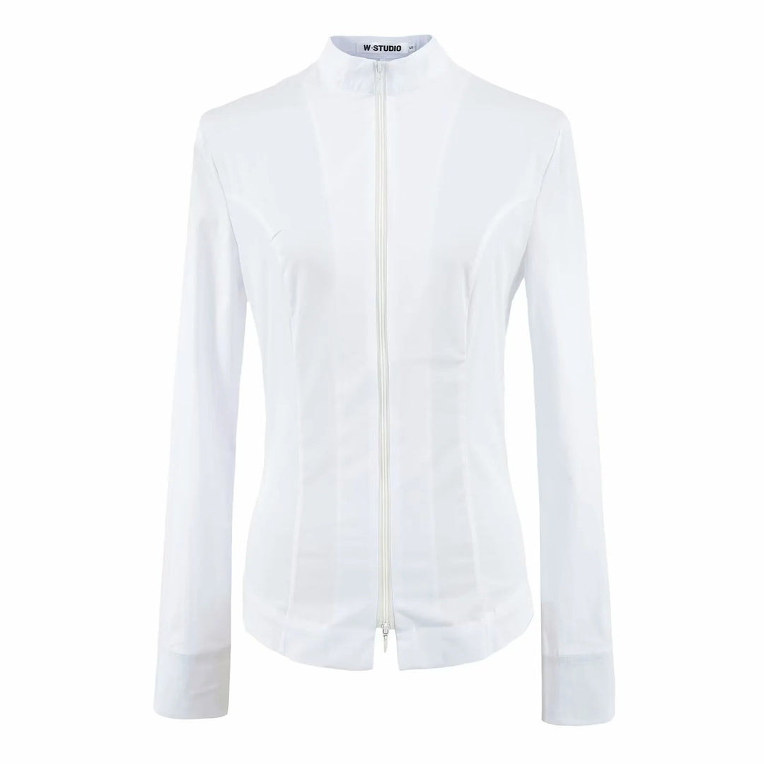 Damen Hochleistungs-Activewear-Jacke mit Stehkragen und Reißverschluss Drune