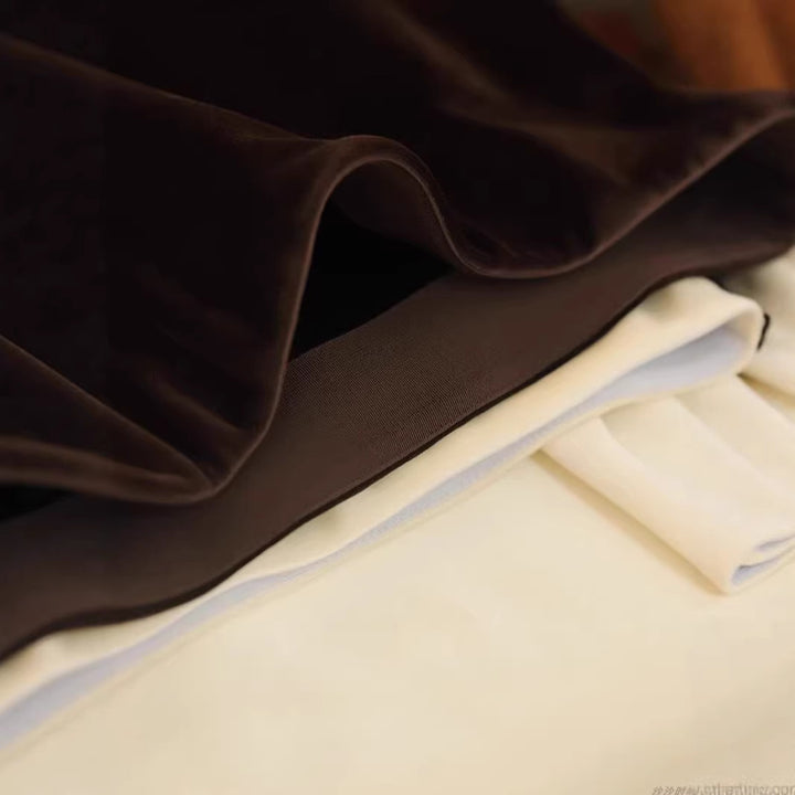 Damen Eleganter Maxirock aus hochwertigem Satin Drune