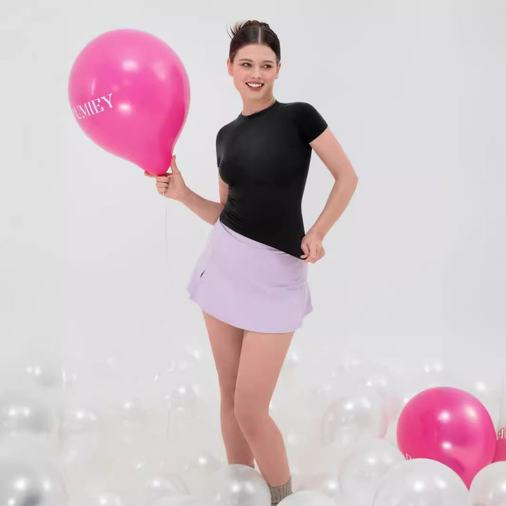 Damen Figurbetontes T-Shirt Drune