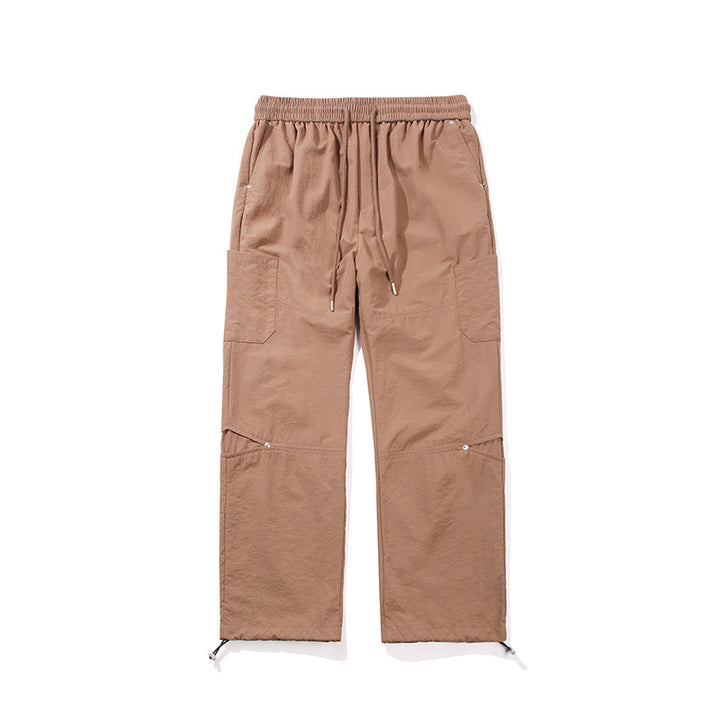 Herren Leichte Ripstop-Cargo-Hose mit elastischem Komfortbund, Kniepaneelen und verstellbarem Saum Drune