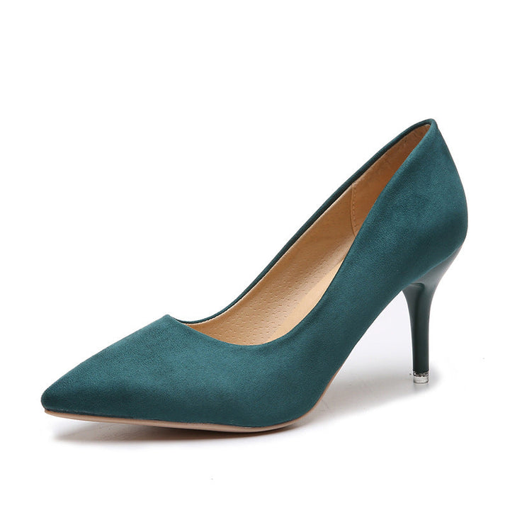 Damen nan spitze Court-Pumps mit schlankem Stilettoabsatz und gepolsterter Komfortinnensohle Drune