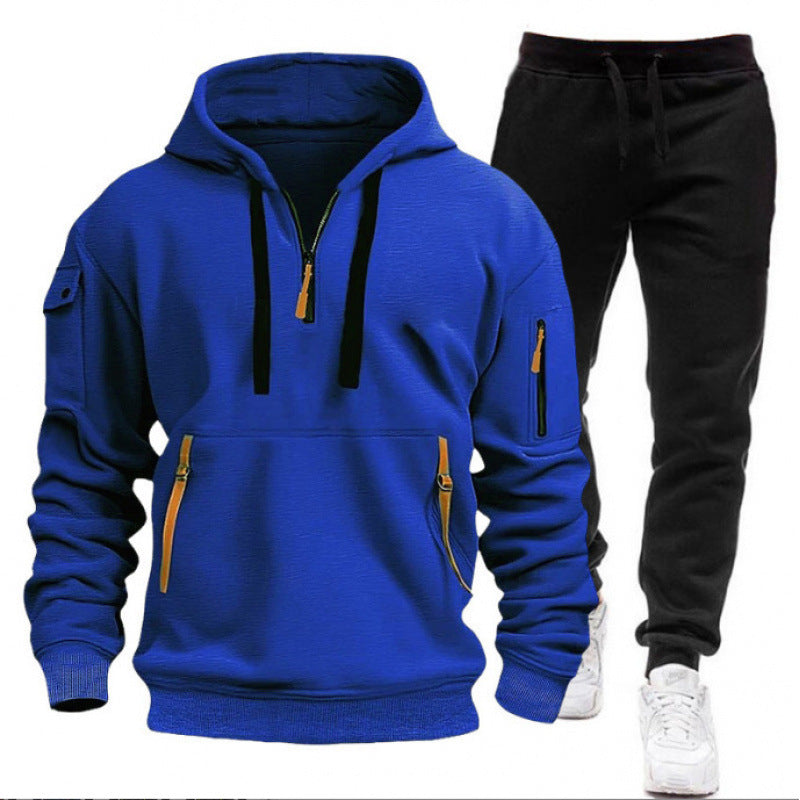 Damen Sportlicher Freizeitanzug mit innovativem Kapuzenpullover Drune