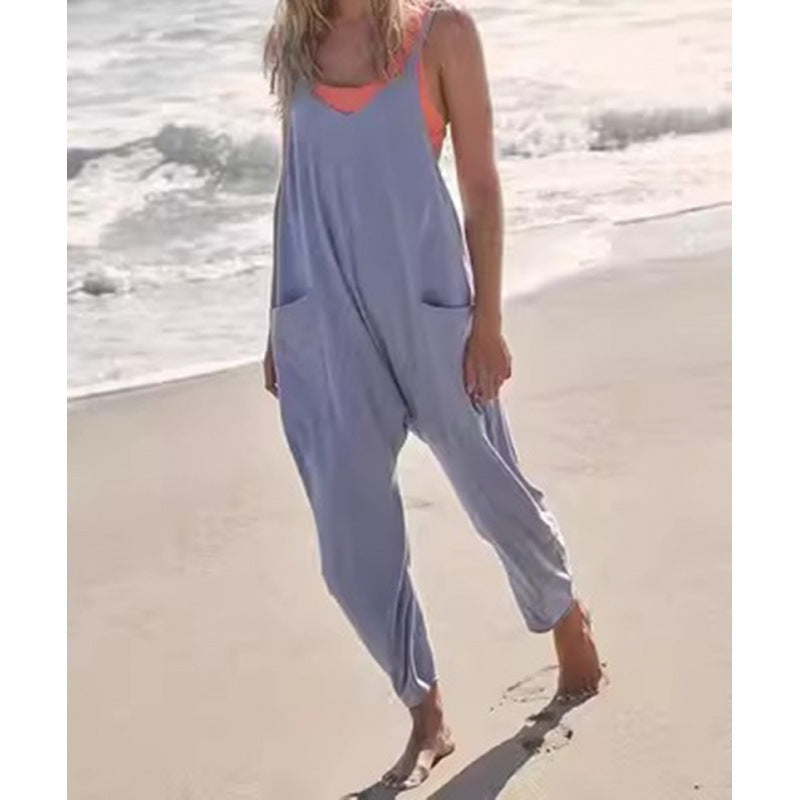 Damen Overall mit lässigem Schnitt und praktischen Taschen Drune