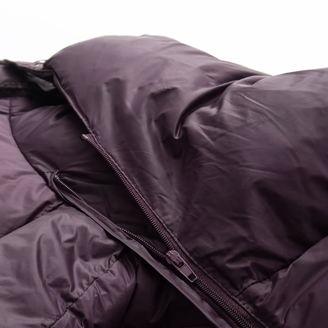 Damen nan kastige Steppjacke mit voluminöser Kapuze, leichter Thermofütterung und Eingrifftaschen Drune