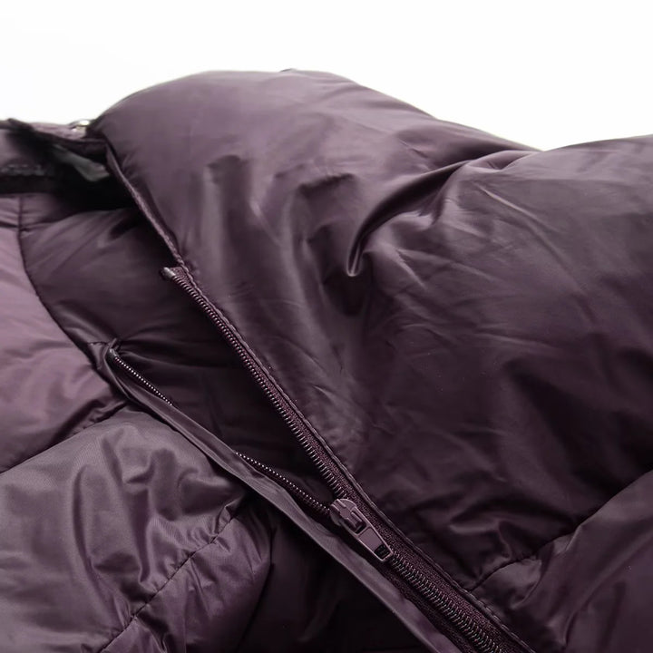 Damen nan kastige Steppjacke mit voluminöser Kapuze, leichter Thermofütterung und Eingrifftaschen Drune
