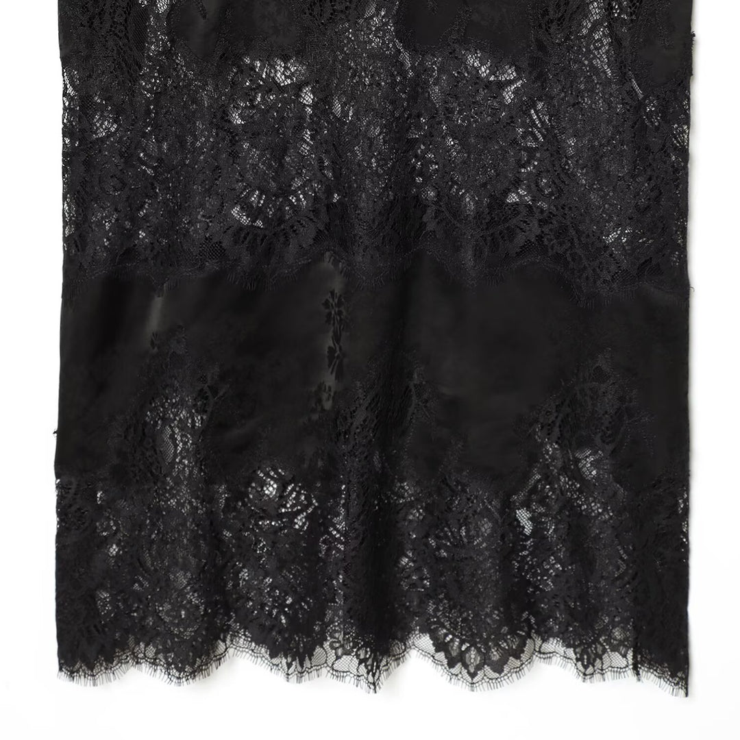 Damen Spitzen-Camisole mit verführerischem V-Ausschnitt und elegantem Spitzenbesatz Drune