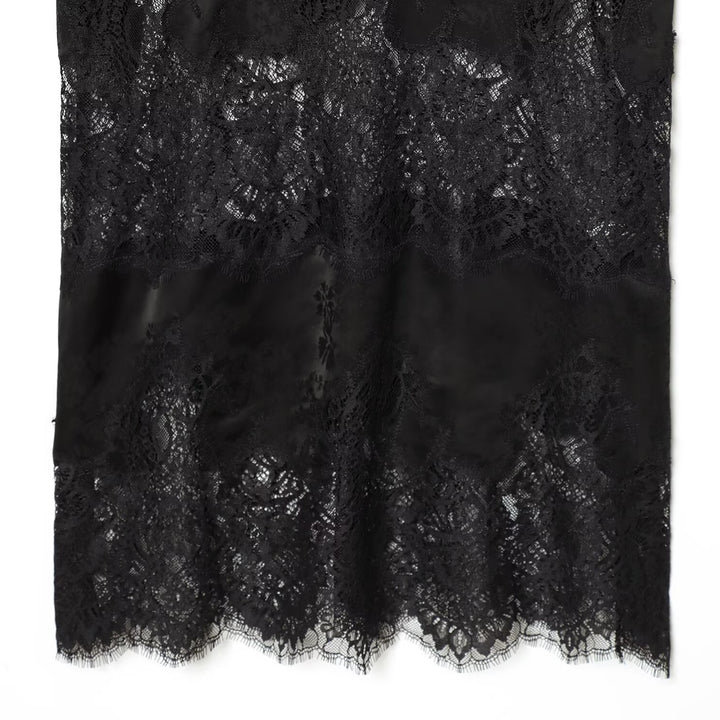 Damen Spitzen-Camisole mit verführerischem V-Ausschnitt und elegantem Spitzenbesatz Drune