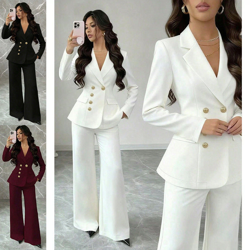 Damen Eleganter Blazer im Vintage-Stil Drune
