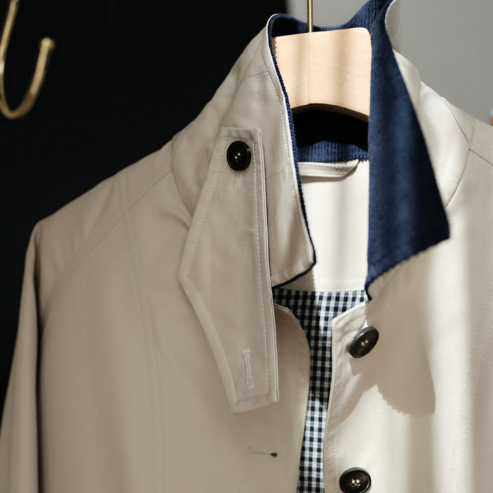 Damen Eleganter Trenchcoat mit modernen Details Drune