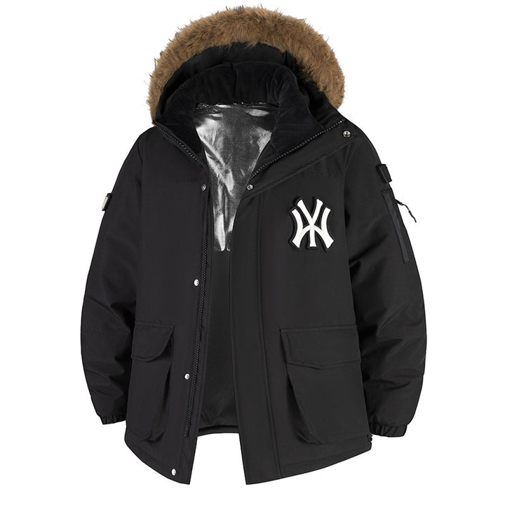 Herren  Expedition Daunen-Alternative Parka mit thermoreflektierender Innenlage und Mehrzweck-Taschenutility Drune