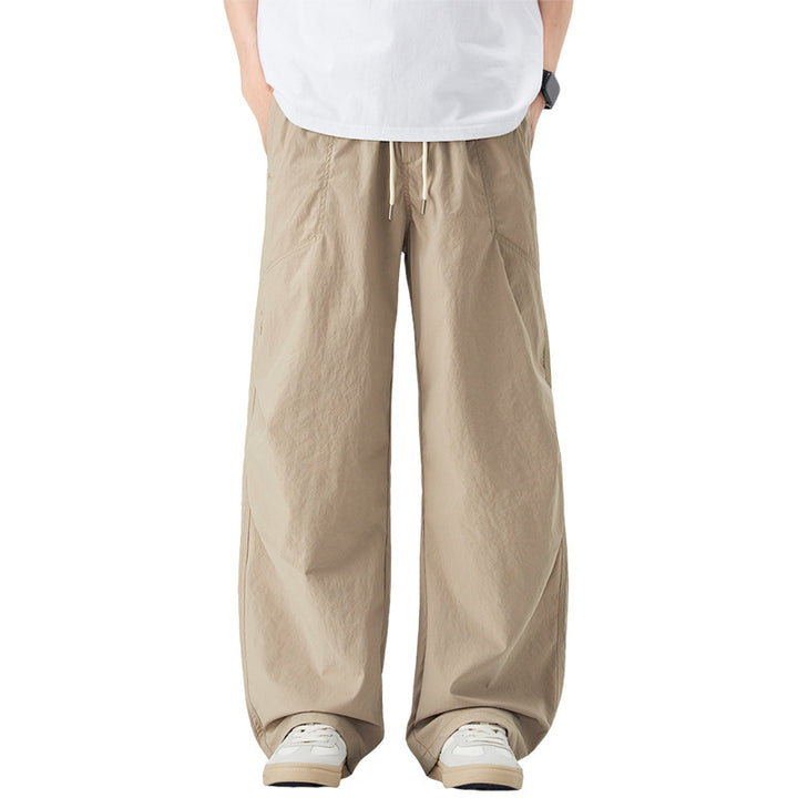 Herren Weit geschnittene Urban Utility-Hose Drune