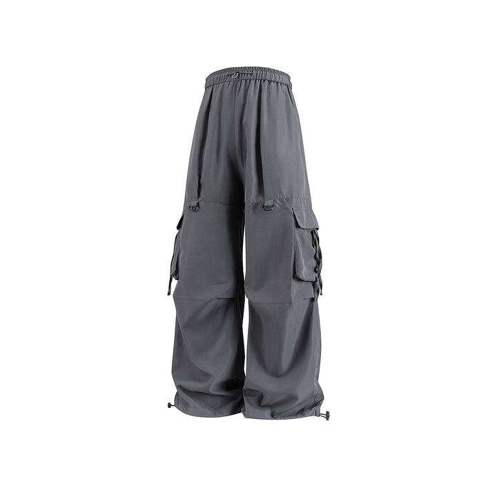 Herren Weite Cargo‑Hose mit Tunnelzugbund, D‑Ring‑Details und verstellbarem Saum Drune