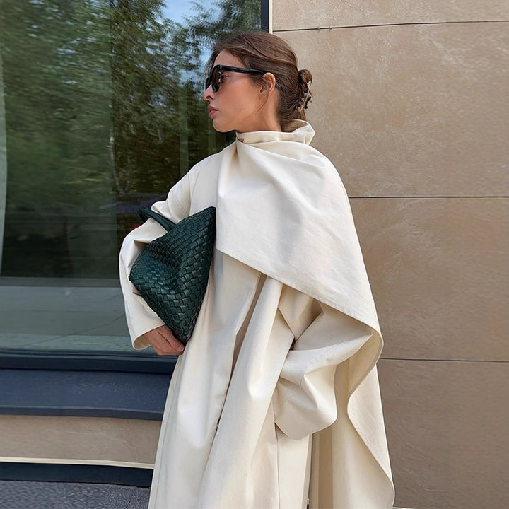 Damen modische Steppjacke mit hochgeschlossenem Kragen und asymmetrischem Design Drune