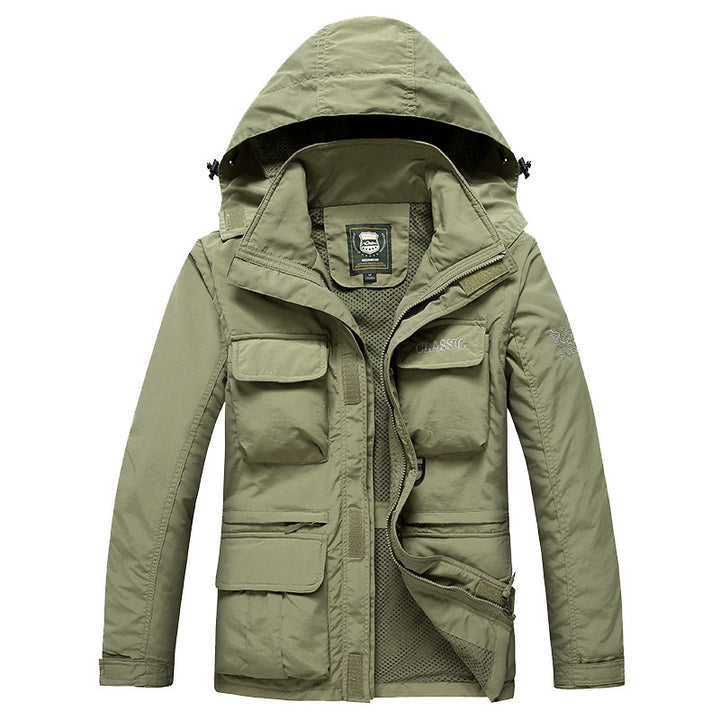 Herren Funktionale Outdoorkombination Jacke Drune