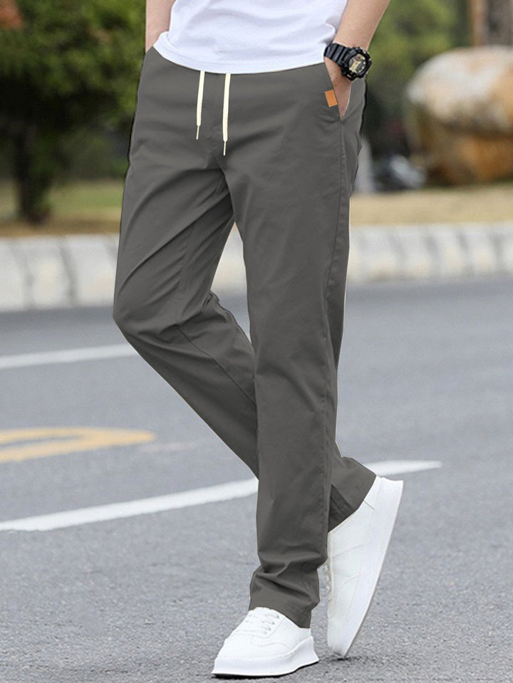 Herren Freizeit-Hose mit atmungsaktivem Material und elastischem Bund Drune