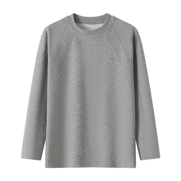 Unisex Oversize Langarm‑Sweatshirt mit Raglannähten und geripptem Rundhalsausschnitt Drune