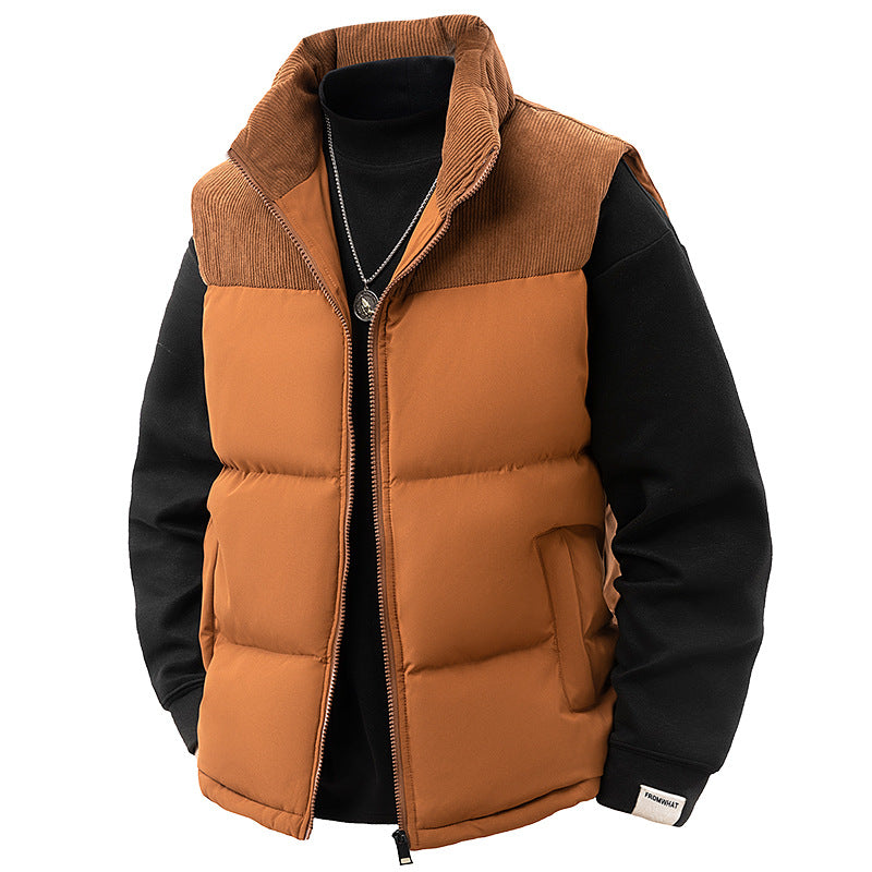 Herrenmode Steppjacke mit Kragen Drune