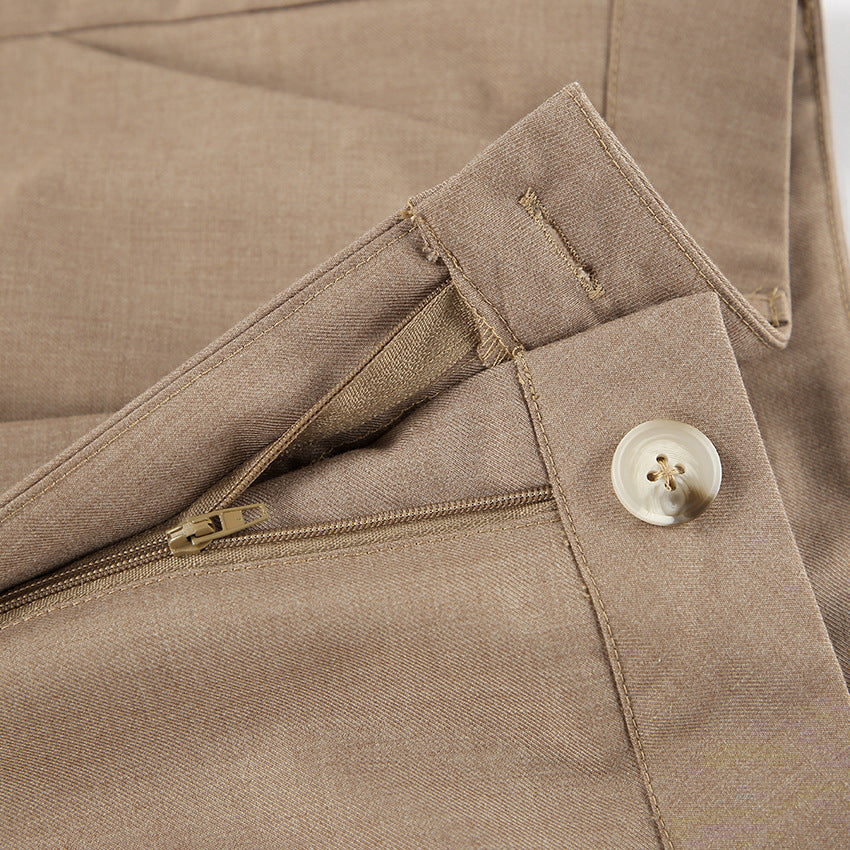 Damen Zweiteiler Ensemble mit taillierter Weste und weiten Hosen Drune