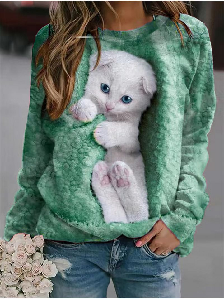 Drune | Trendiger Animal-Print-Pullover