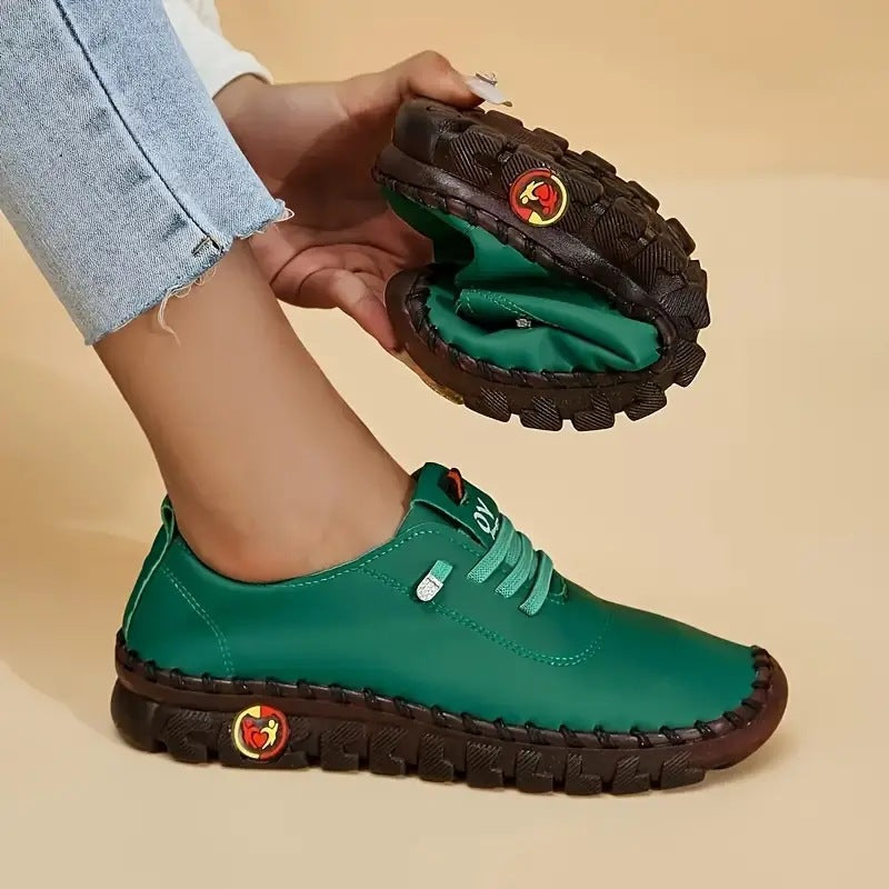 Damen  leichte Alltags-Slipper-Sneaker mit verdeckter Schnürung, elastischem Einstieg und griffiger Trailsohle Drune