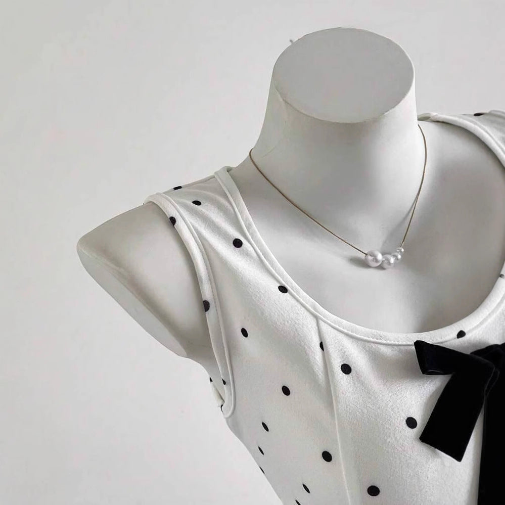 Damen Top mit Rüschendetails und Schleifen Drune