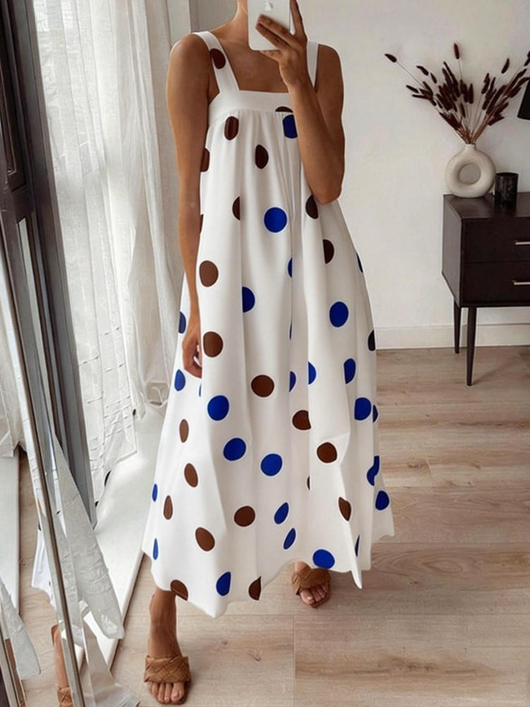 Damen Maxikleid mit floralem Muster und luftiger Passform Drune