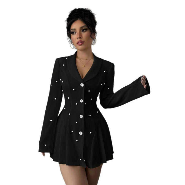 Damen eleganter Blazer-Kleid Drune