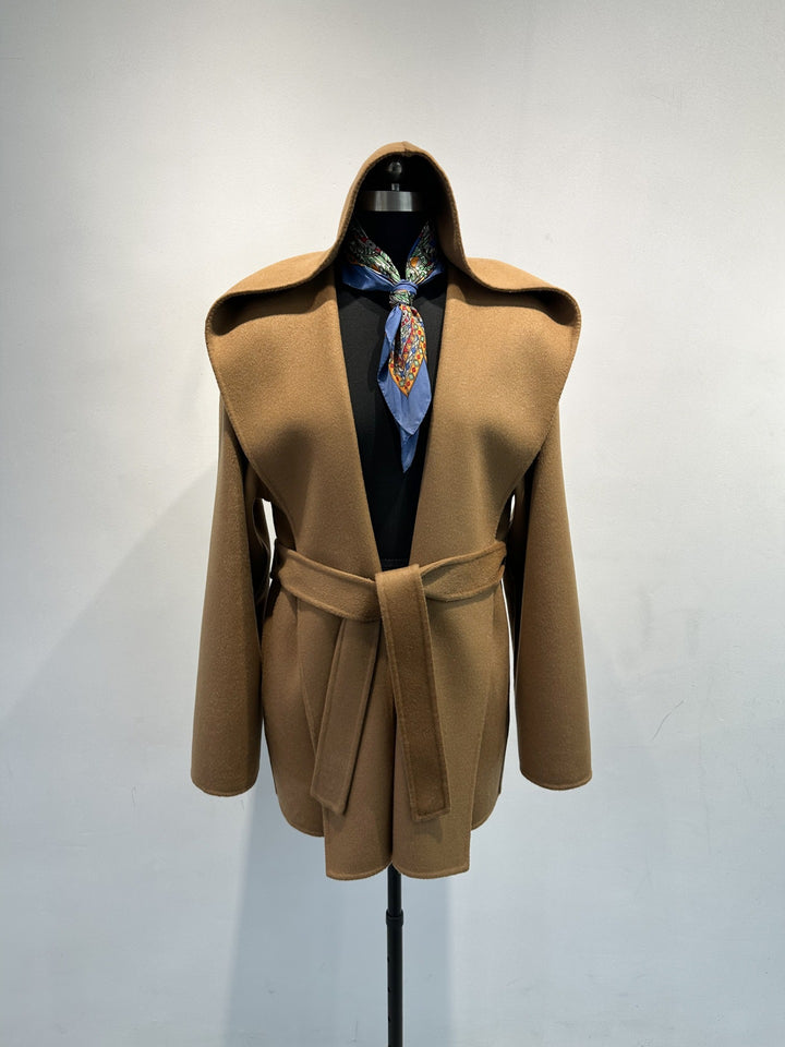 Damen Chic Übergroßer Wickelmantel Drune