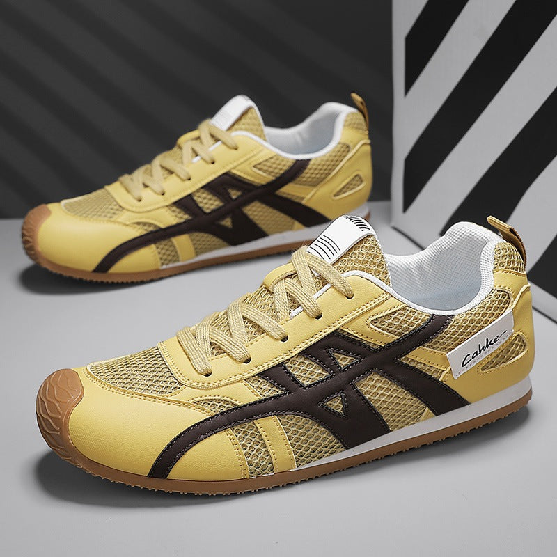 Unisex Retro-Laufsneaker mit atmungsaktivem Mesh und rutschfester Gummilaufsohle Drune