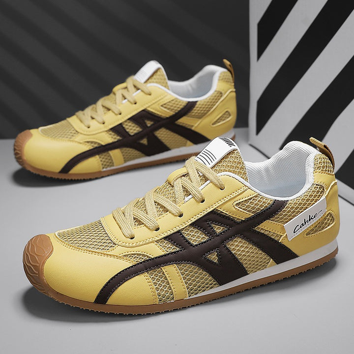 Unisex Retro-Laufsneaker mit atmungsaktivem Mesh und rutschfester Gummilaufsohle Drune