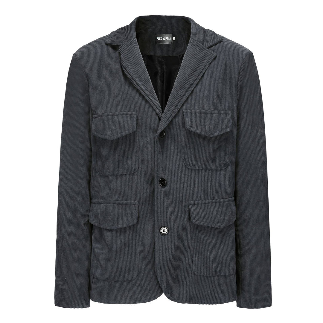 Damen modischer Cordblazer mit funktionalen Taschen Drune