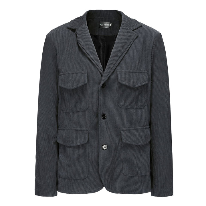 Damen modischer Cordblazer mit funktionalen Taschen Drune