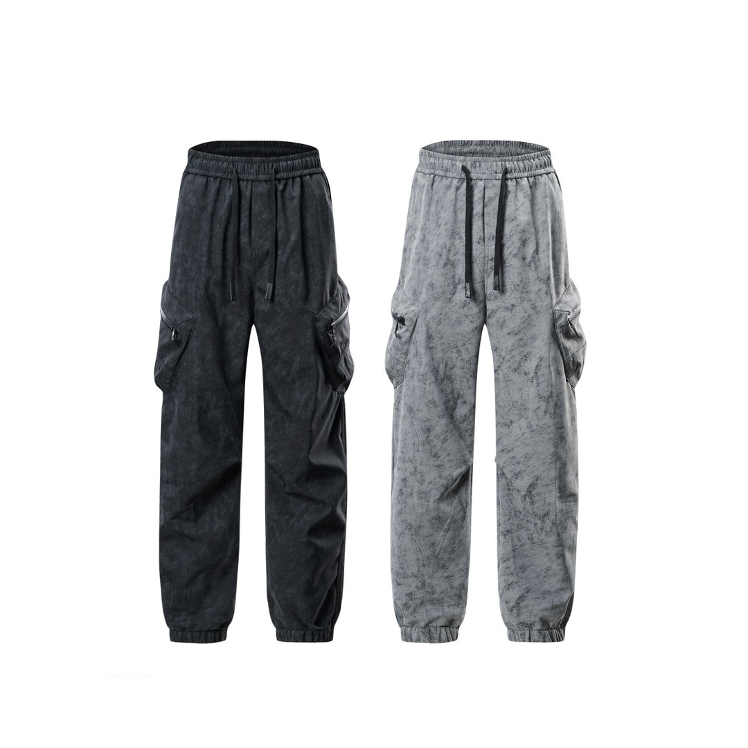 Damen Übergangs‑Cargohose im Vintage‑Wash mit elastischem Komfortbund und Multifunktionsseitenstaschen Drune