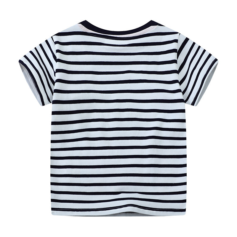 Jungen T-Shirt mit buntem Tiermotiv Drune