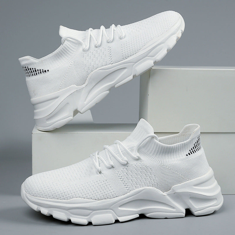 Unisex Strick-Sockensneaker mit atmungsaktiver Maschenoberfläche und markanter Plateau-Laufsohle Drune