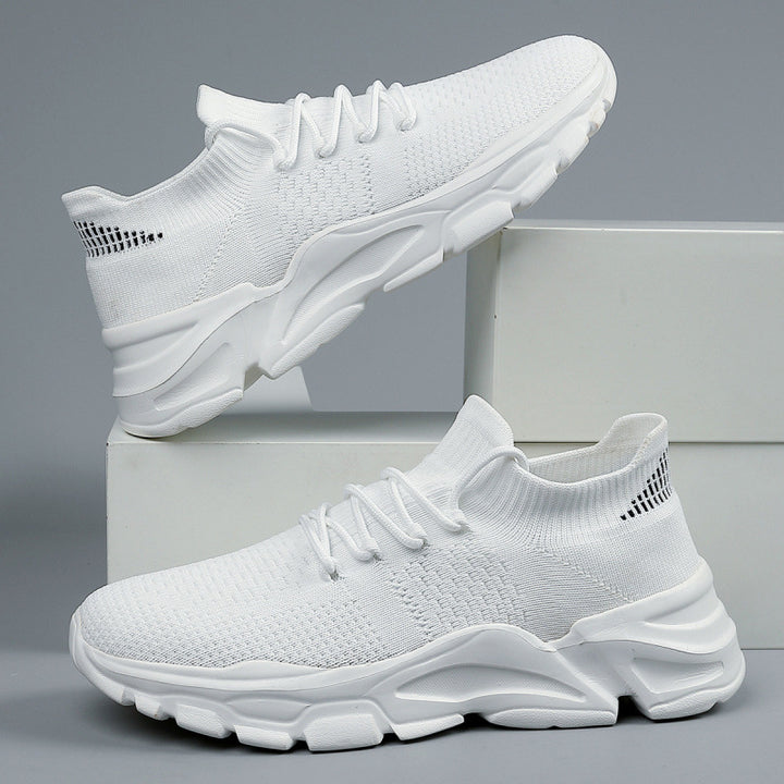 Unisex Strick-Sockensneaker mit atmungsaktiver Maschenoberfläche und markanter Plateau-Laufsohle Drune