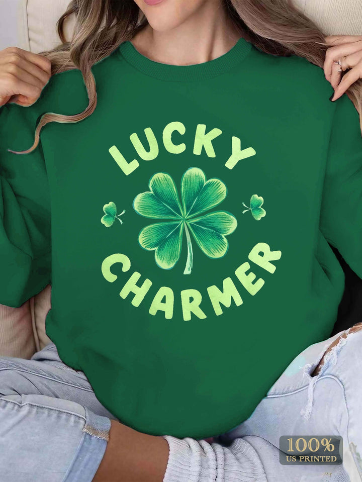 Damen Sweatshirt mit motivierendem Print und lässigem Schnitt Drune