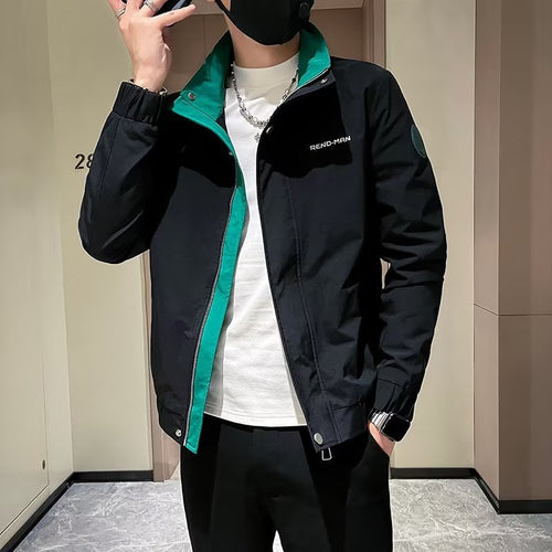 Herren modische Übergangsjacke mit atmungsaktivem und wasserabweisendem Material Drune