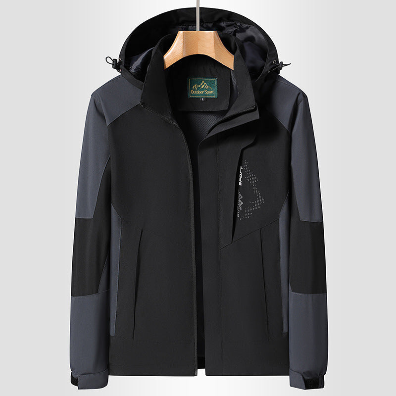 Damen Kapuzen-Softshelljacke wind- und wasserabweisend atmungsaktiv Drune