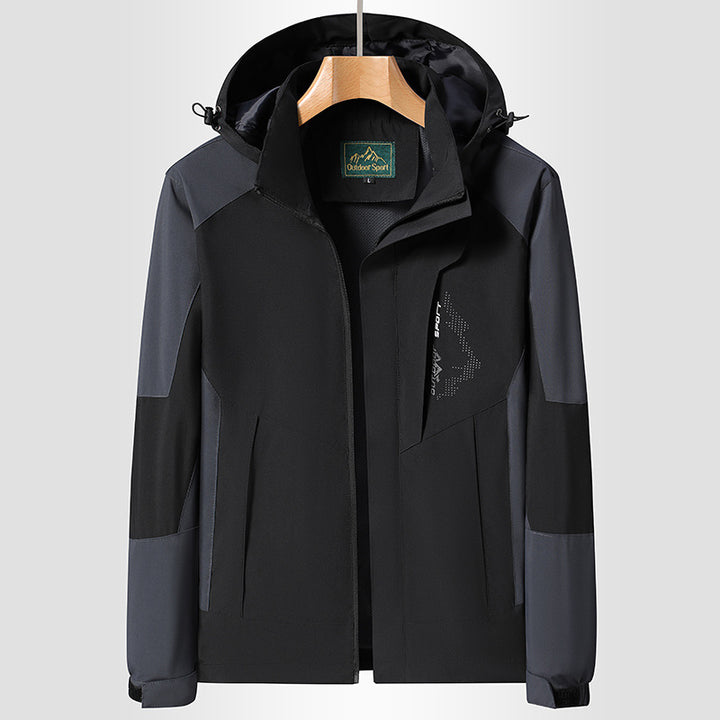 Damen Kapuzen-Softshelljacke wind- und wasserabweisend atmungsaktiv Drune