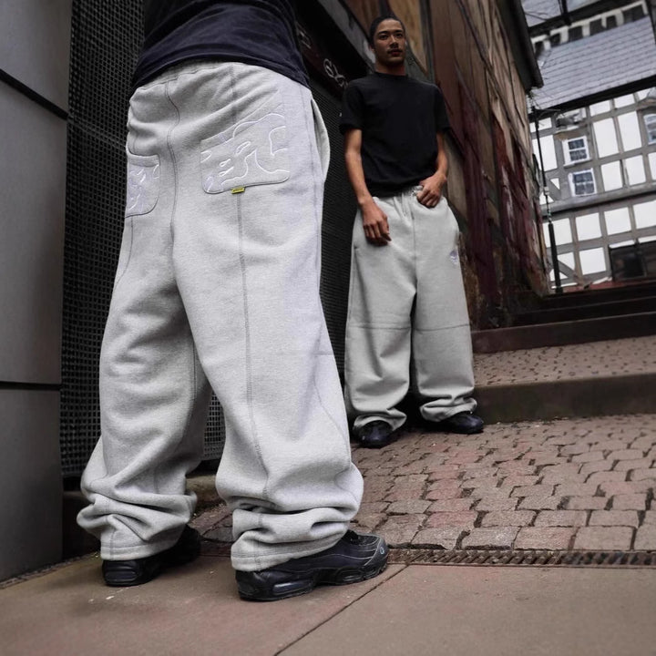 Herren Weit geschnittene Pullover Sweatpants Drune