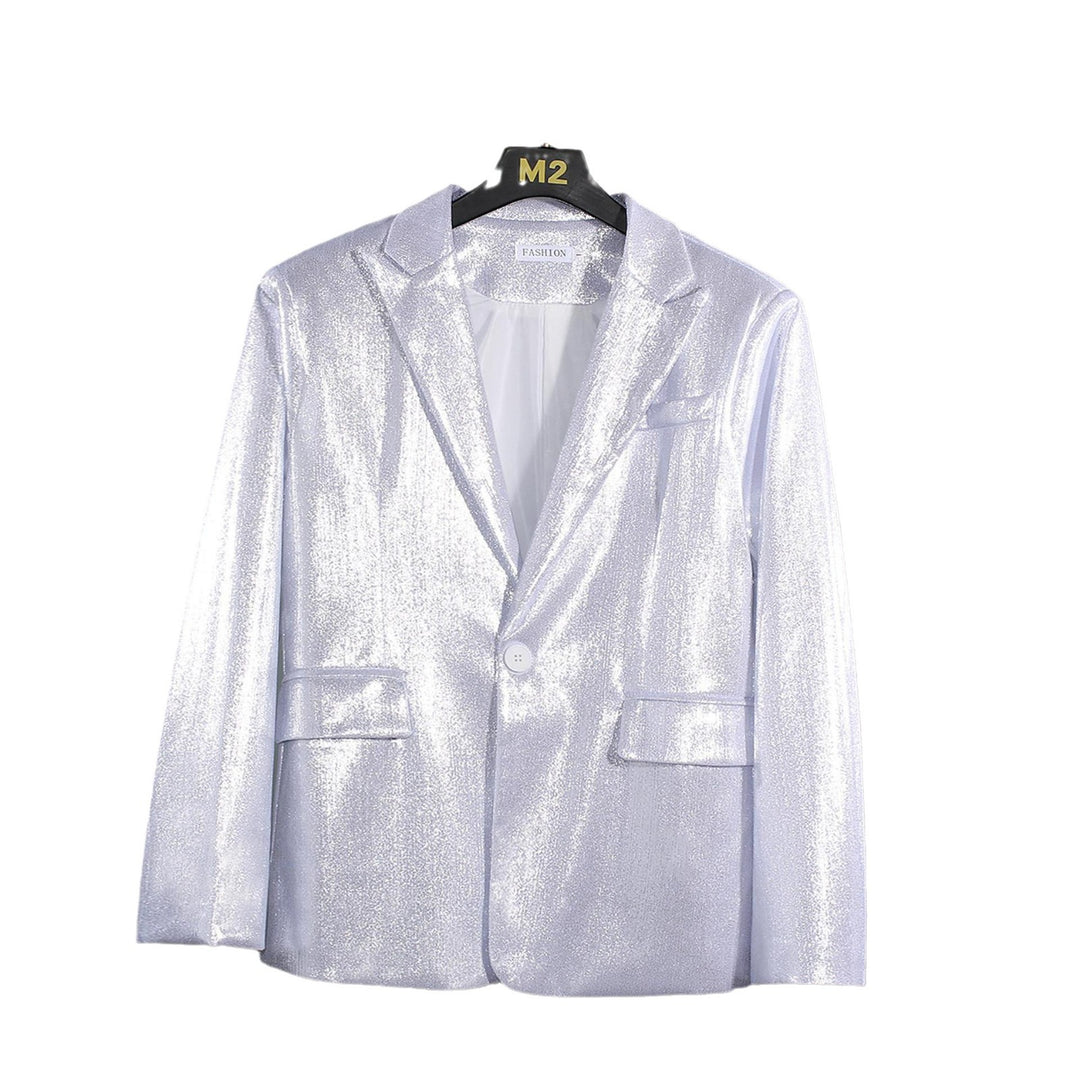 Herren schimmernder Blazer mit luxuriösem Obermaterial und klassischem Schnitt Drune