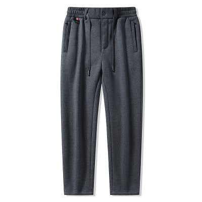 Herren Thermo-Jogginghose mit Teddyfutter, elastischem Bund und Reißverschlusstaschen Drune