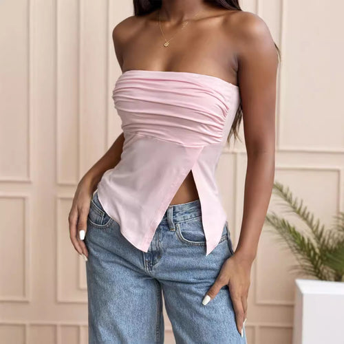 Damen Wickeloberteil mit raffiniertem Rüschendesign Drune