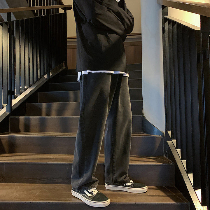 Herren Lässige Baggy-Jeans Drune